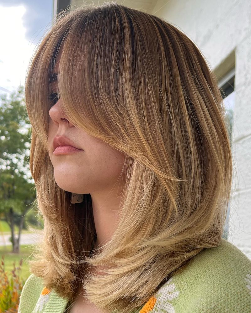 Blunt Midi Cut with Invisible Layers