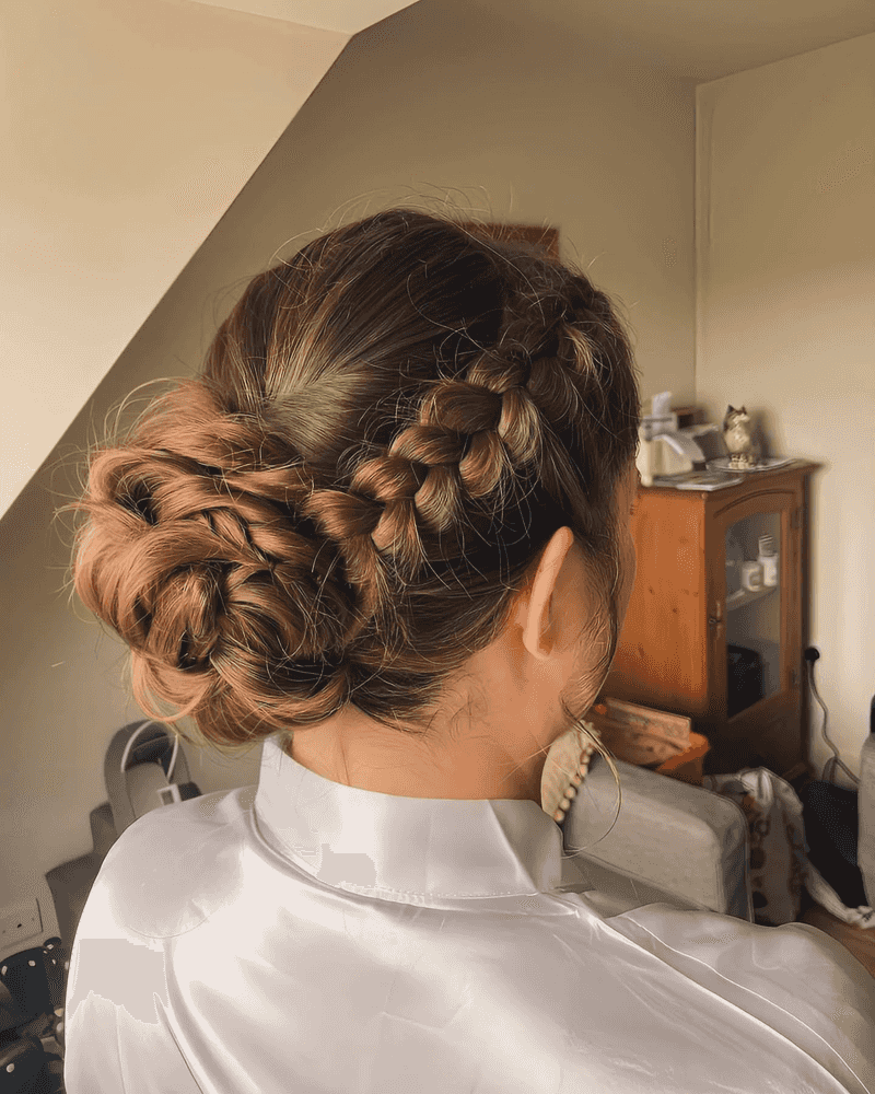 Sporty Twisted Updo