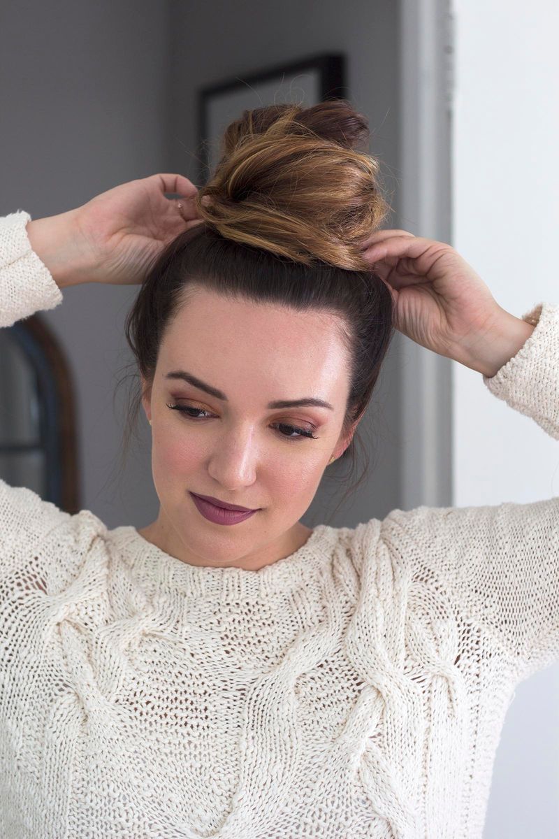 The Five-Minute Messy Bun