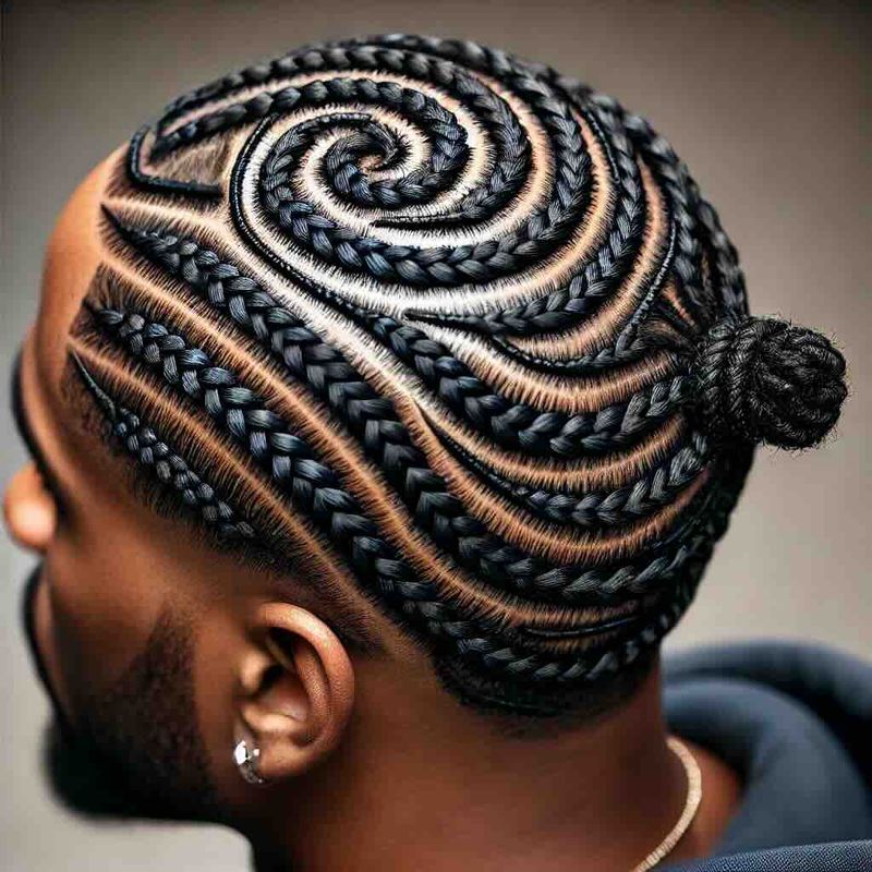 Cornrow Crown With Undercut