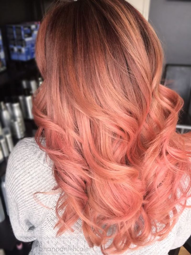 Peach Balayage