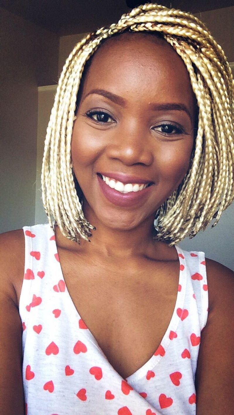 Zara's Platinum Micro Braids