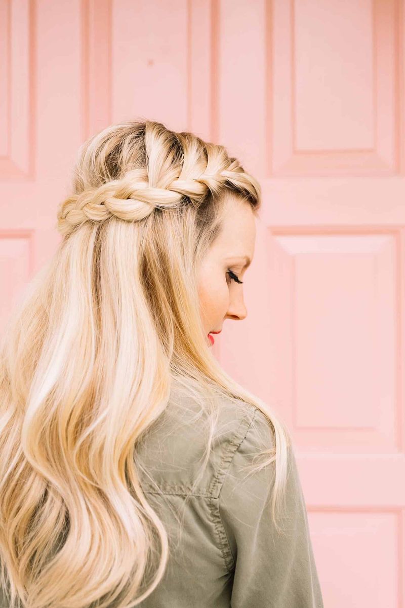 Braided Crown with Volume