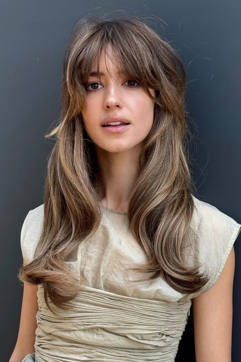 Face-Framing Curtain Bangs