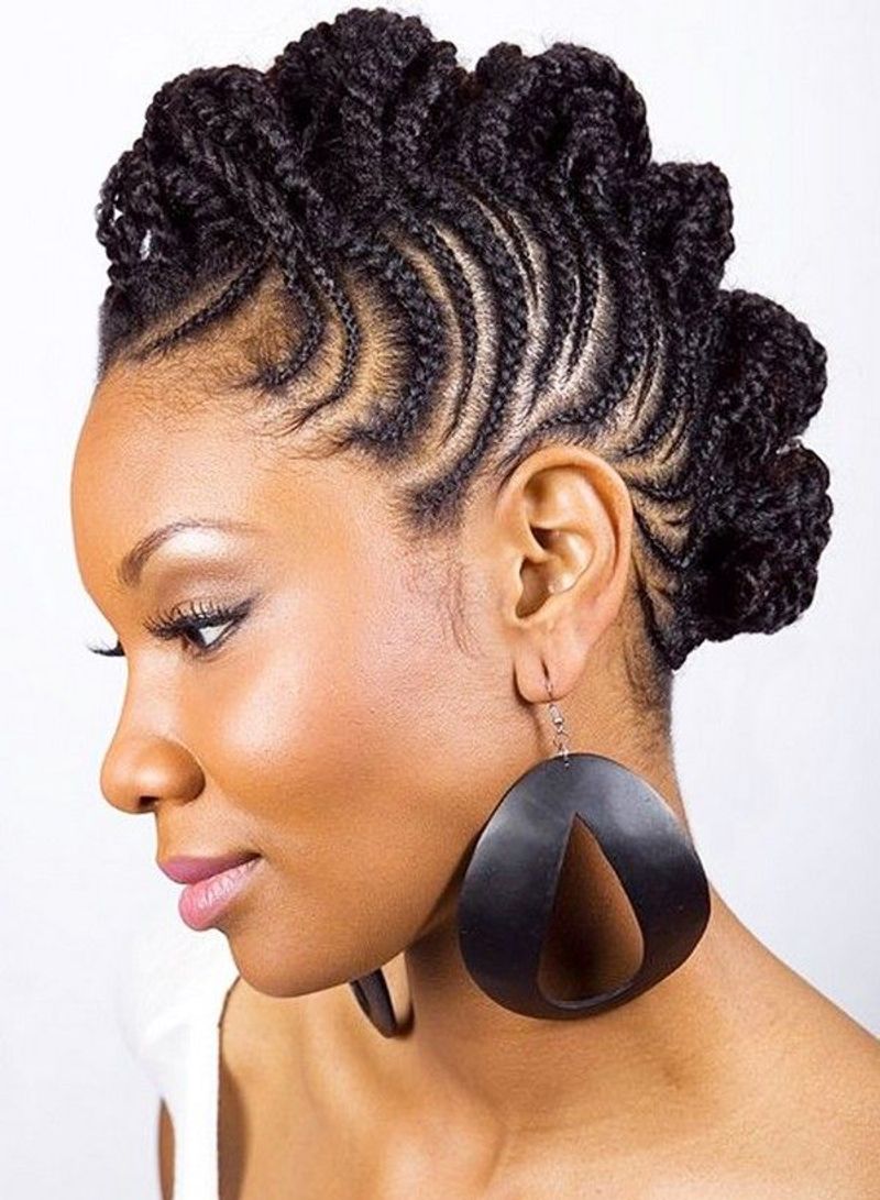 Twisted Mohawk Braid
