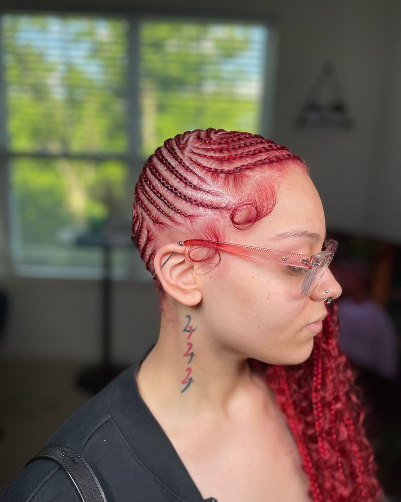 Lemonade Braids with Colorful Extensions