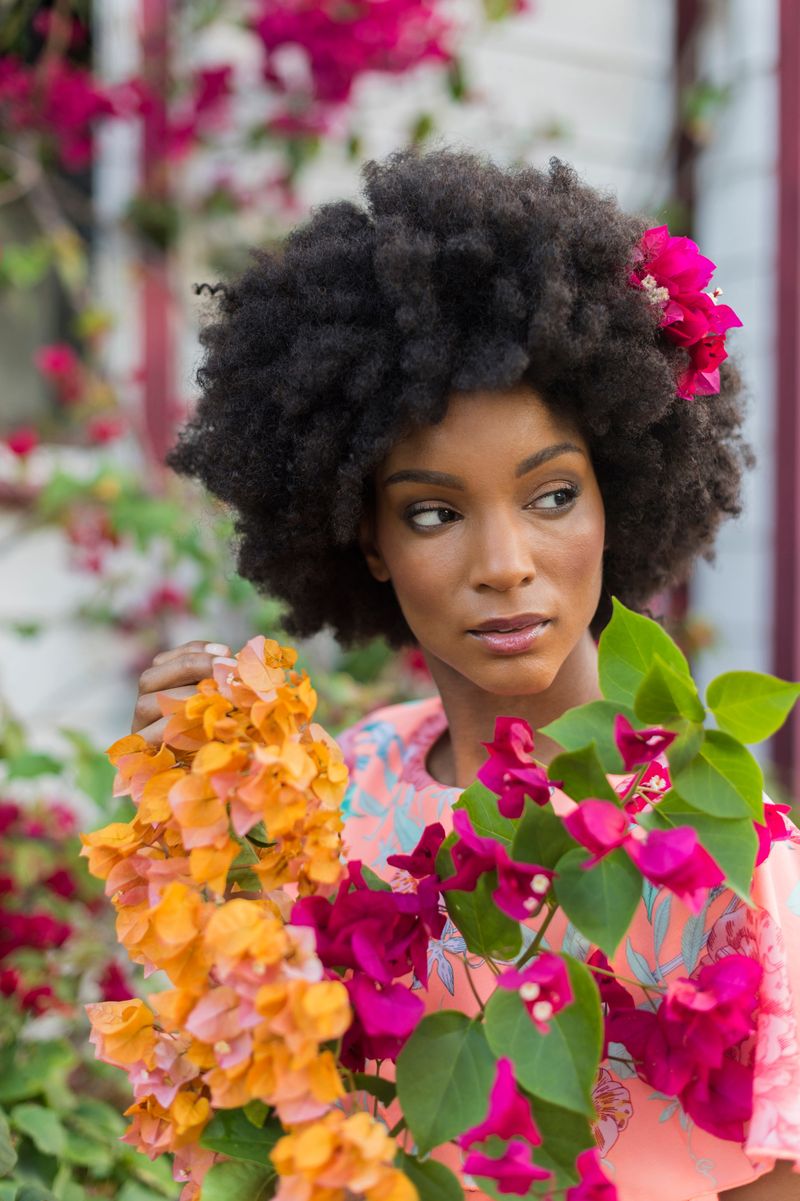 Afro redondeado