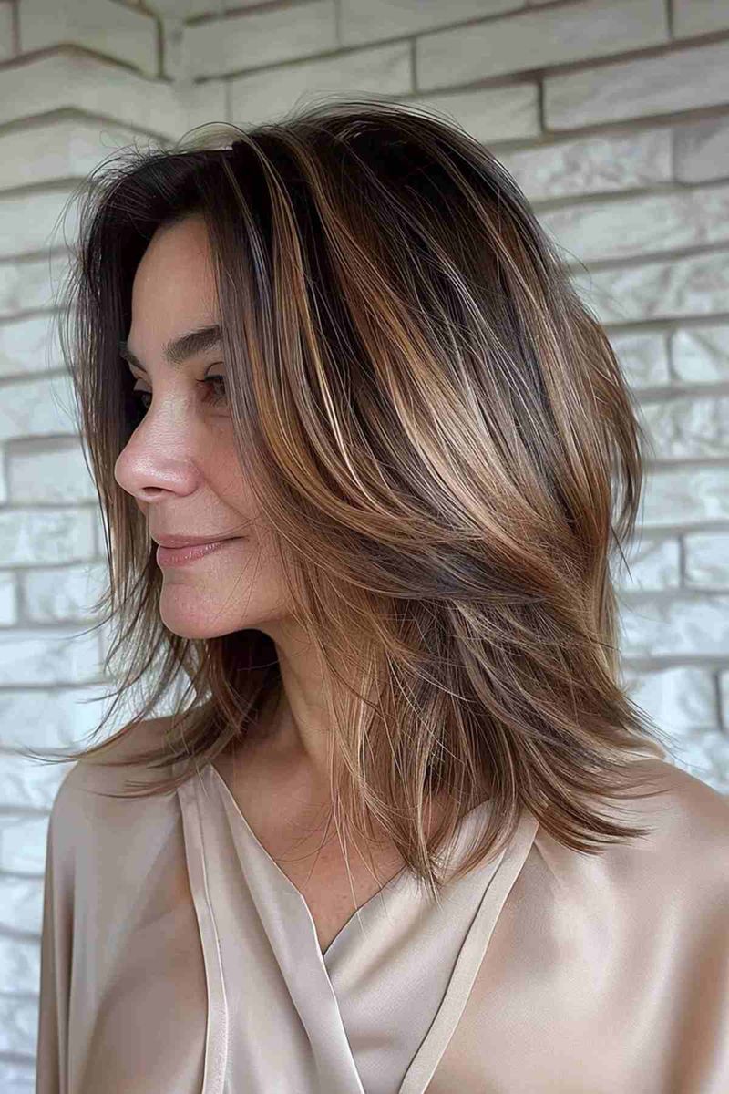 Collarbone Lob with Rounded Layers