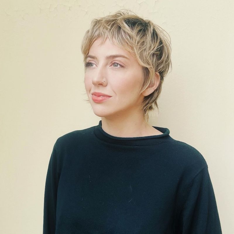 Taglio Pixie strutturato