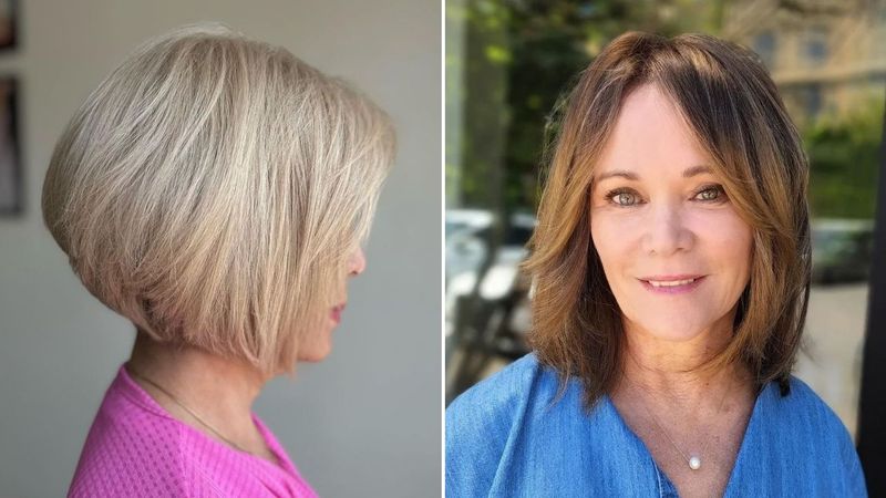 Soft A-Line with Wispy Ends