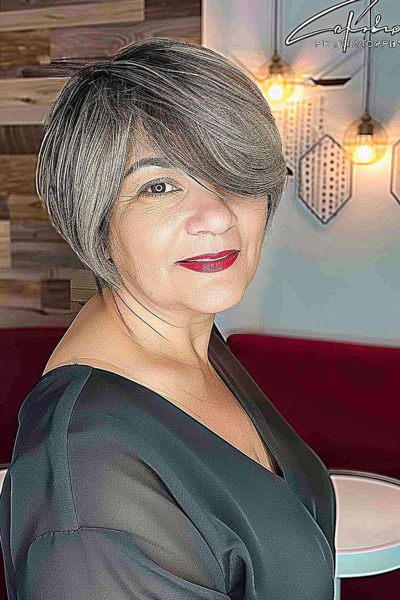 Graduated Bob With Side-Swept Bangs