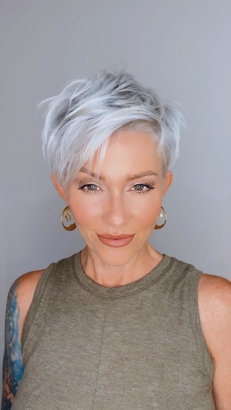 Chic Silver Pixie