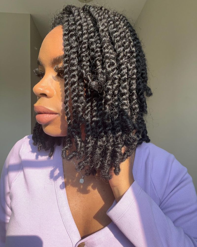 Elegante twist-out