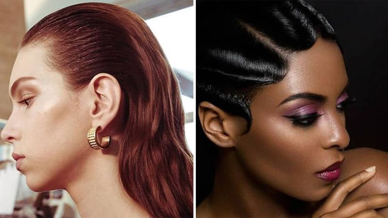 Caramel Slick-Back