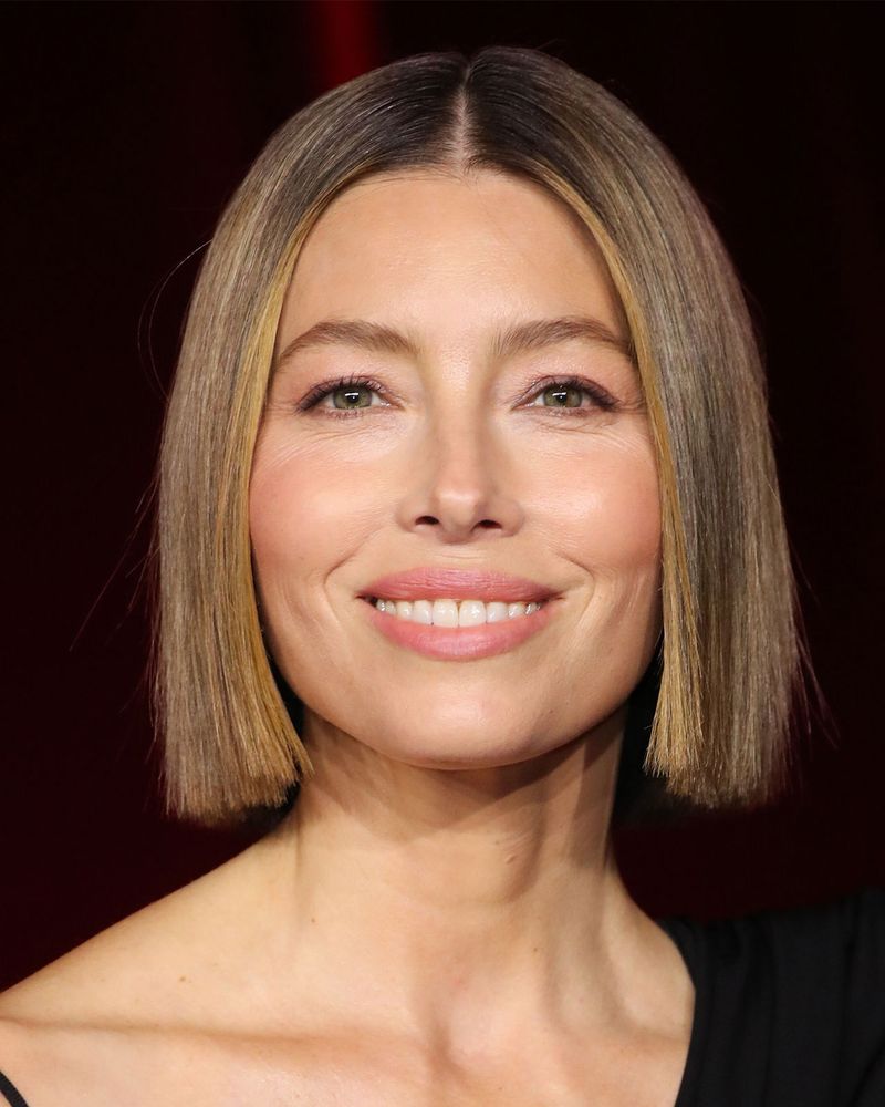 Chin-Length with No Layers