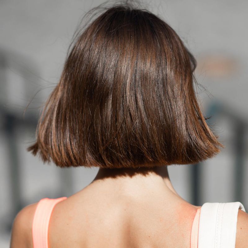 Chin-Length Cut with No Layers