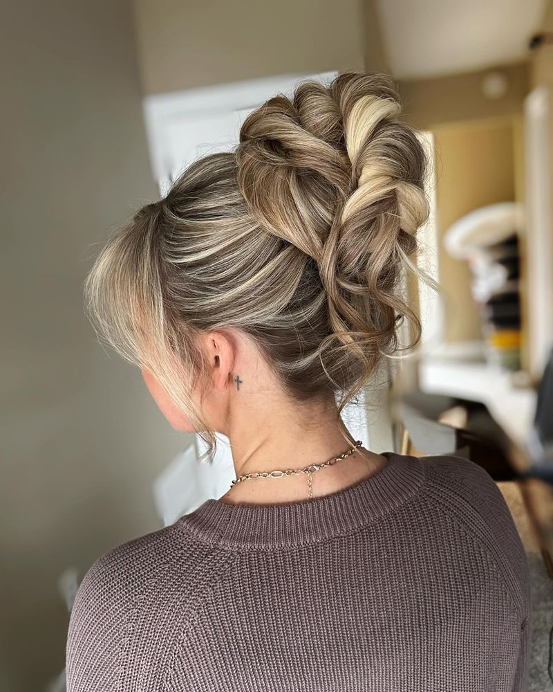 Heat-Styled Updos