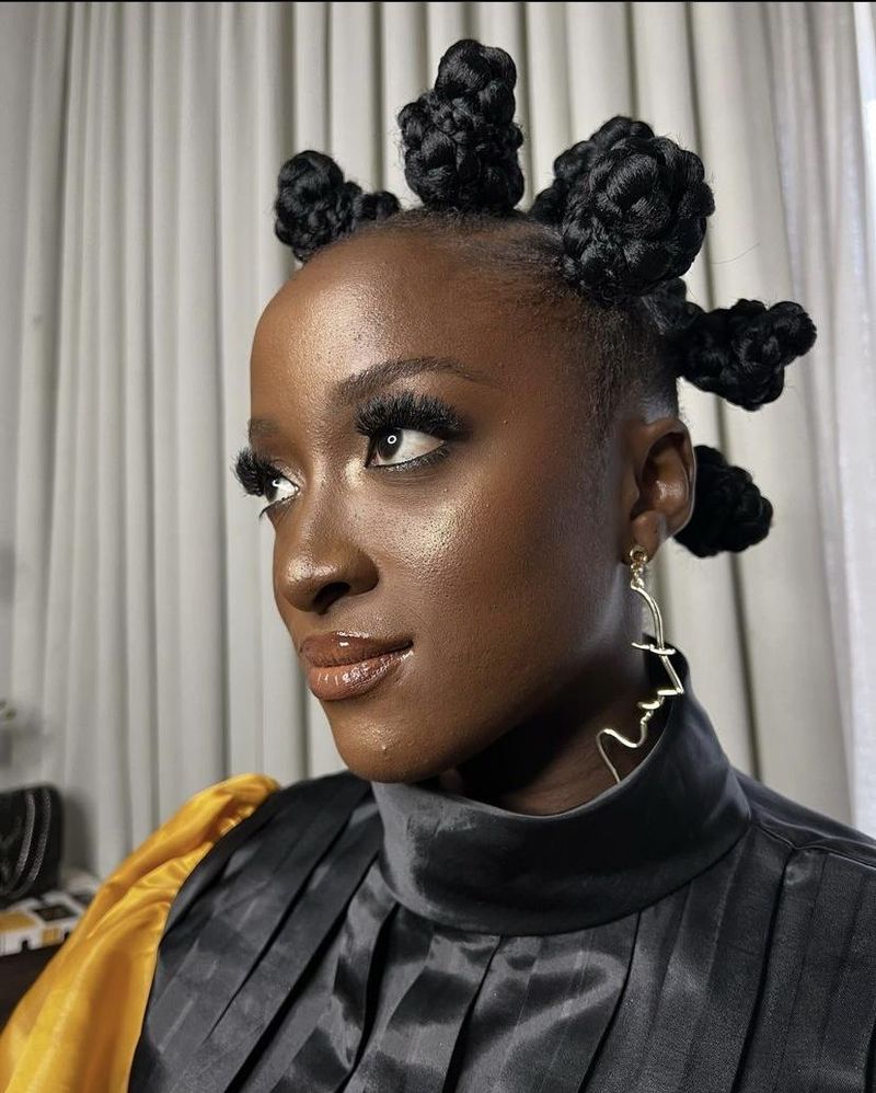 Braided Bantu Knots