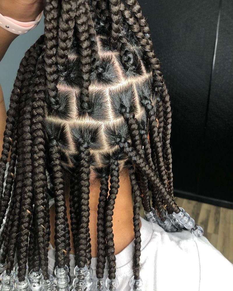 Triangle-Part Beaded Bob