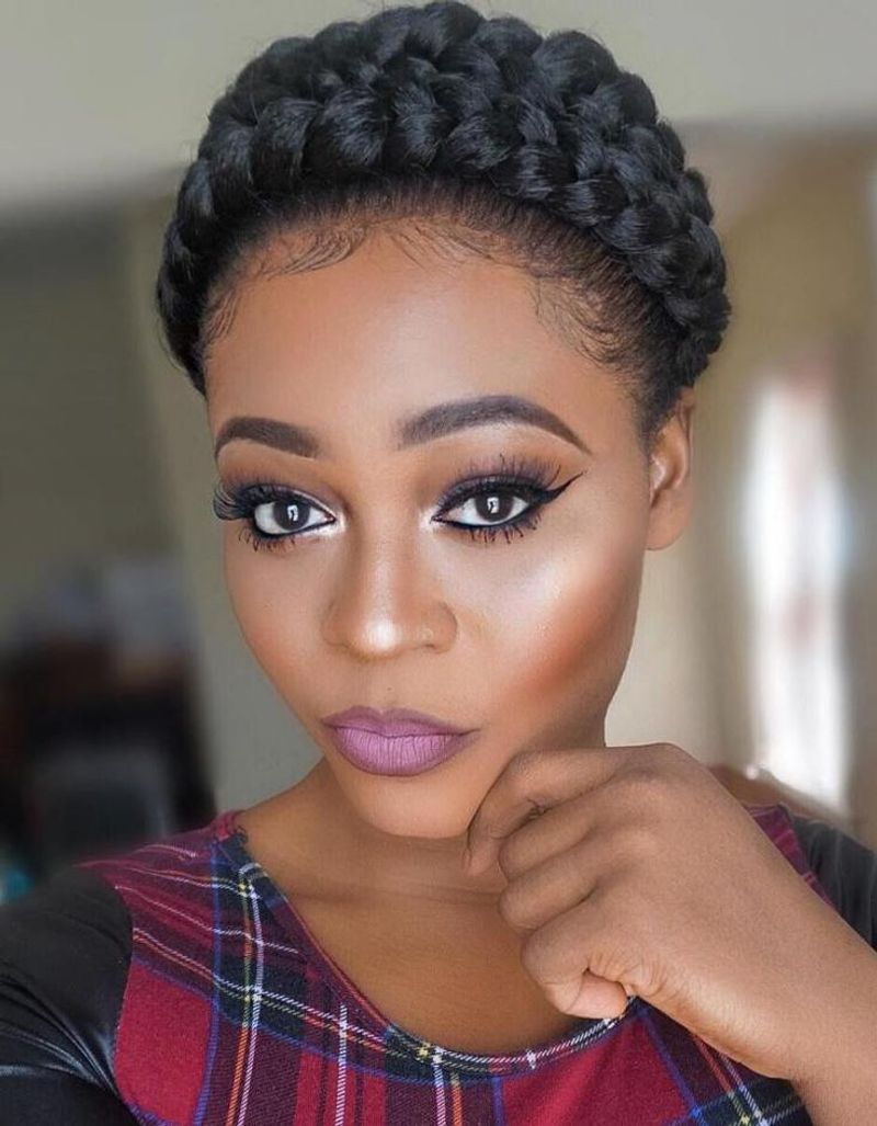 Crown Braided Locs Updo