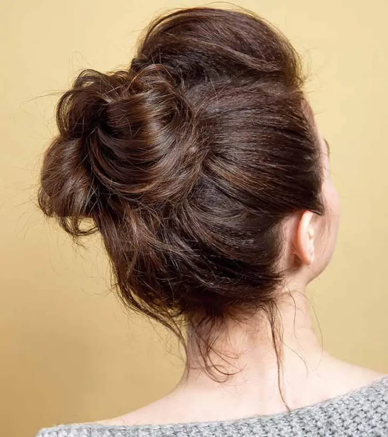 Master the Two-Minute Messy Bun