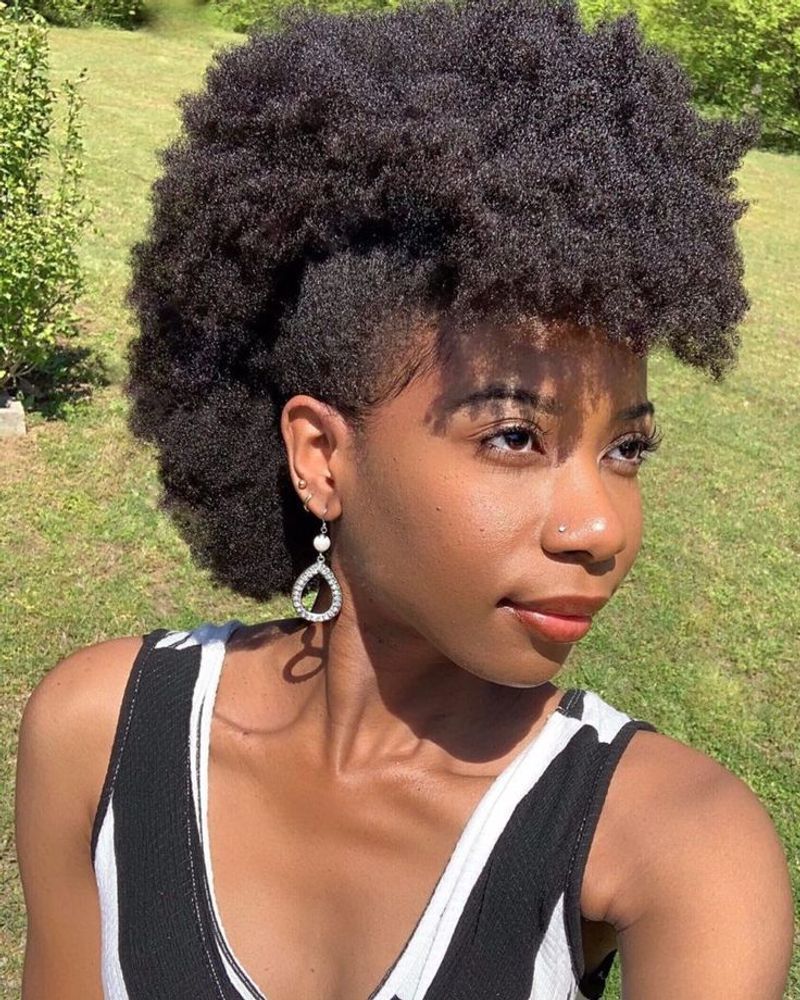 Faux Hawk Updo