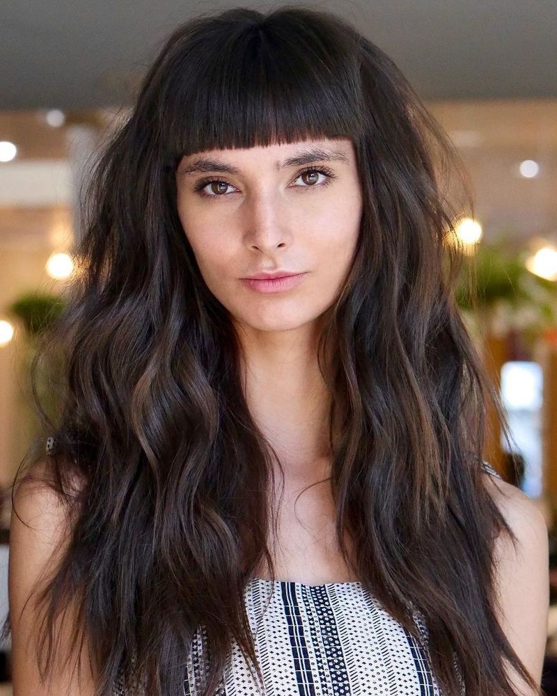 Heavy, Straight-Across Bangs