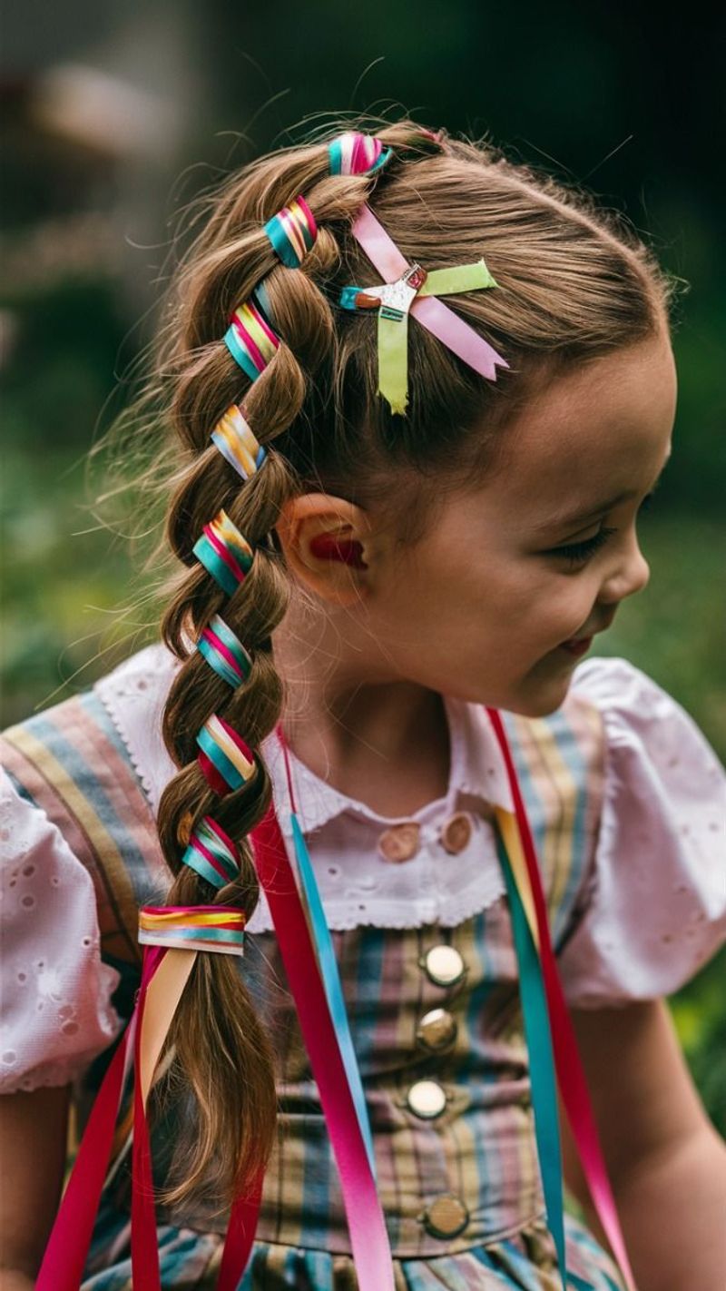 Ribbon Weave Ponytail