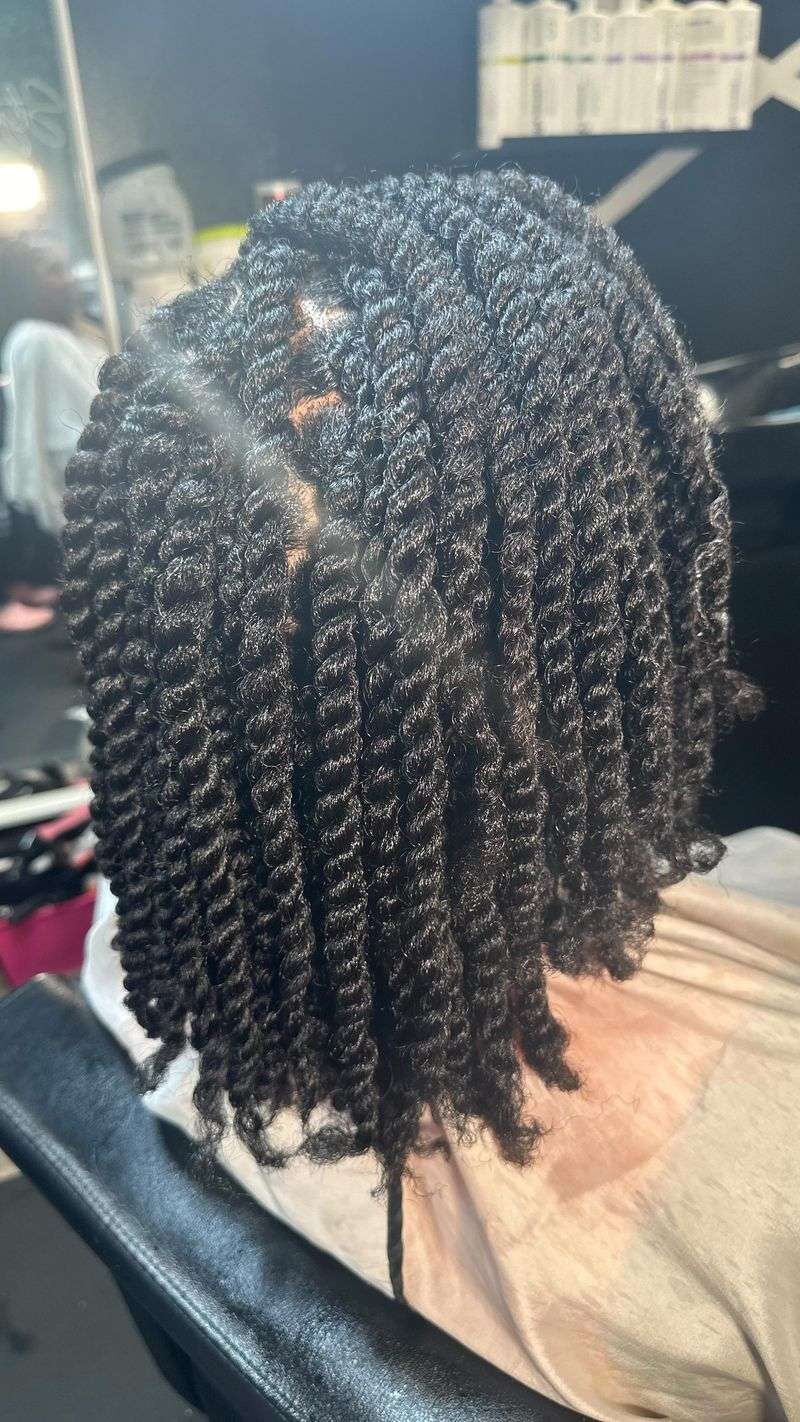 Twisted Crown Braids