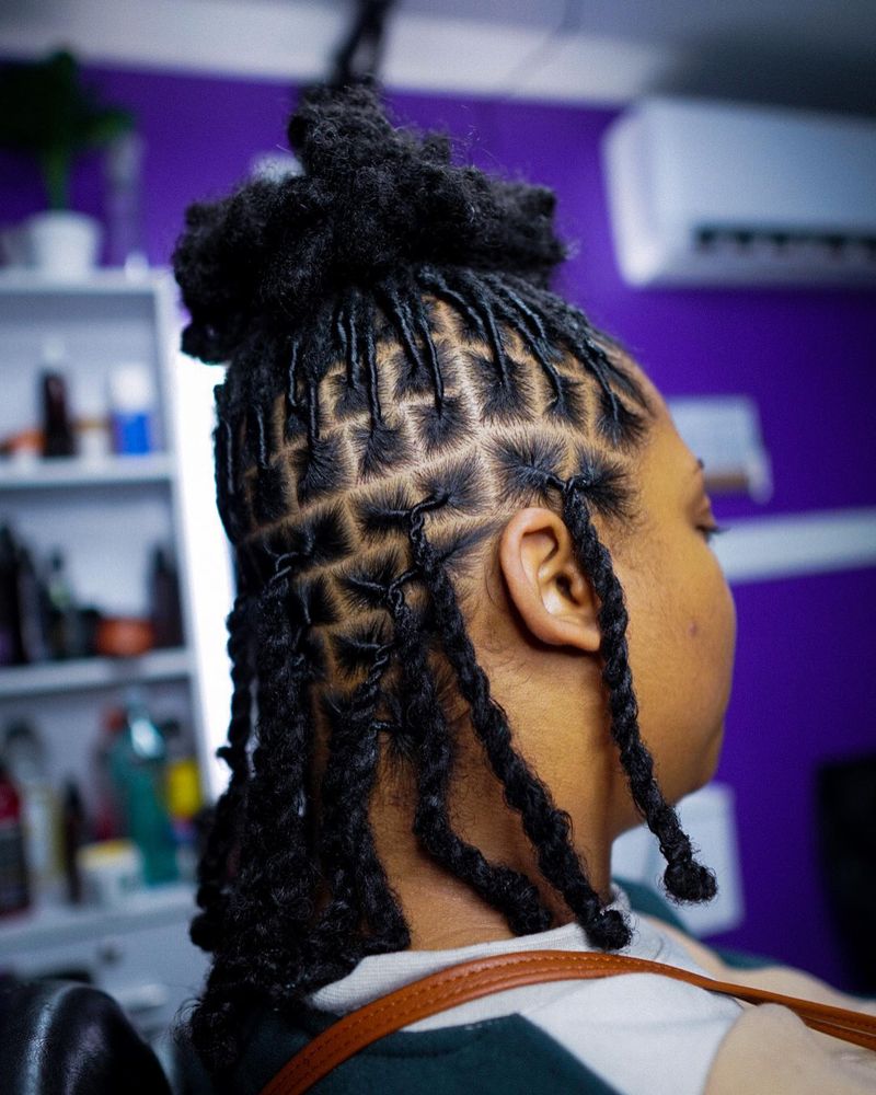 Half-Up Bun Style