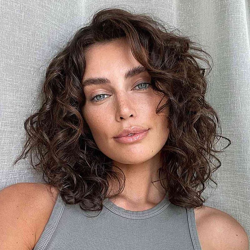 Curly Lob (Long Bob)