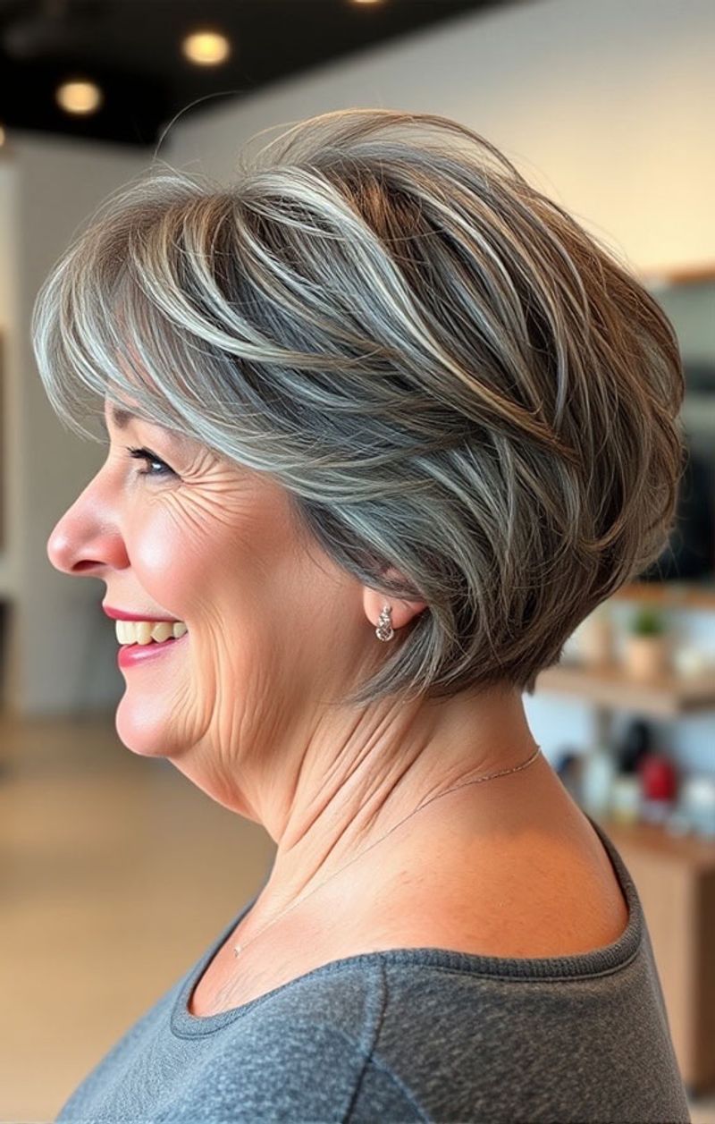 Disheveled Crop with Tapered Nape