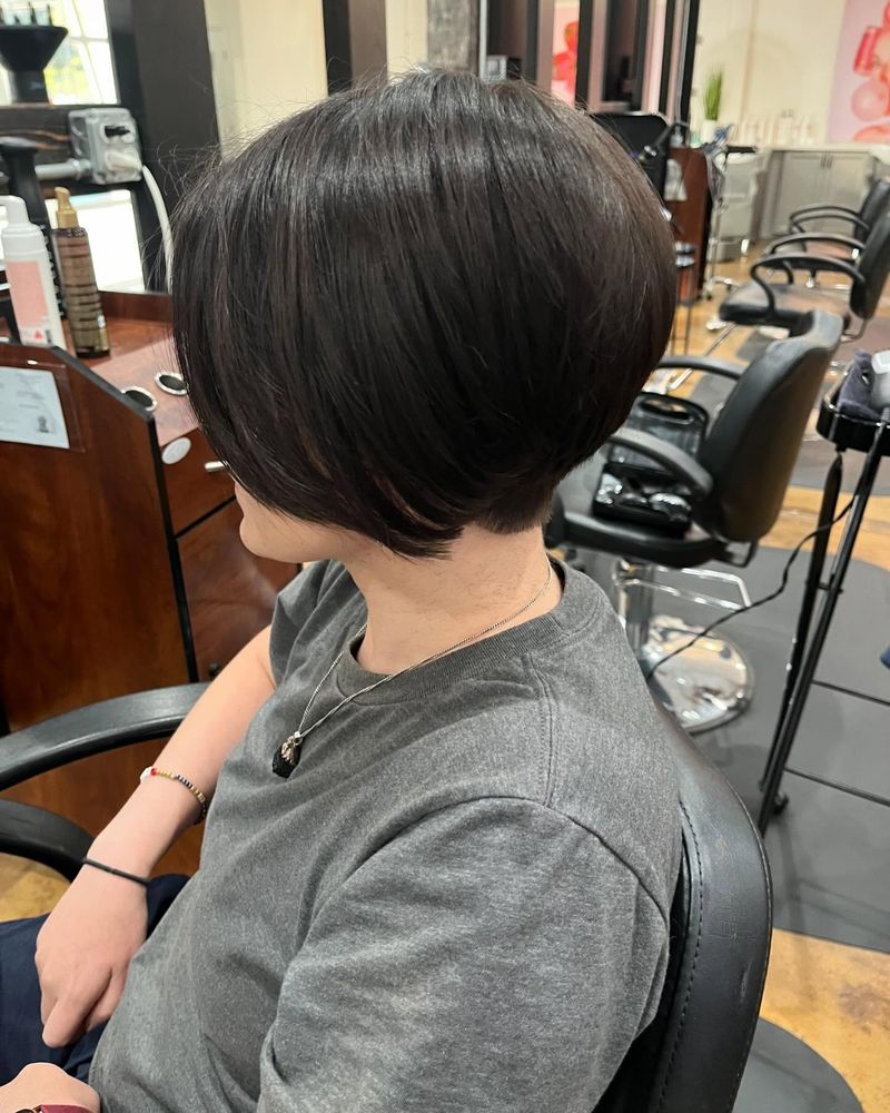 Sleek Angled Pixie Bob