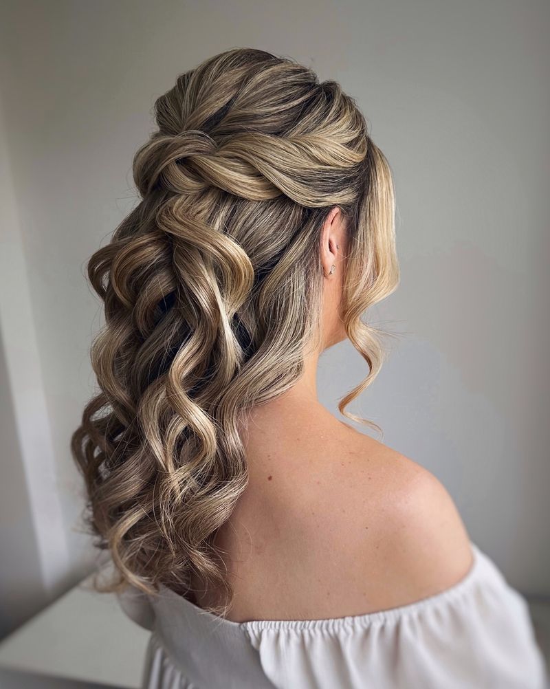 Half-Up Twisted Style