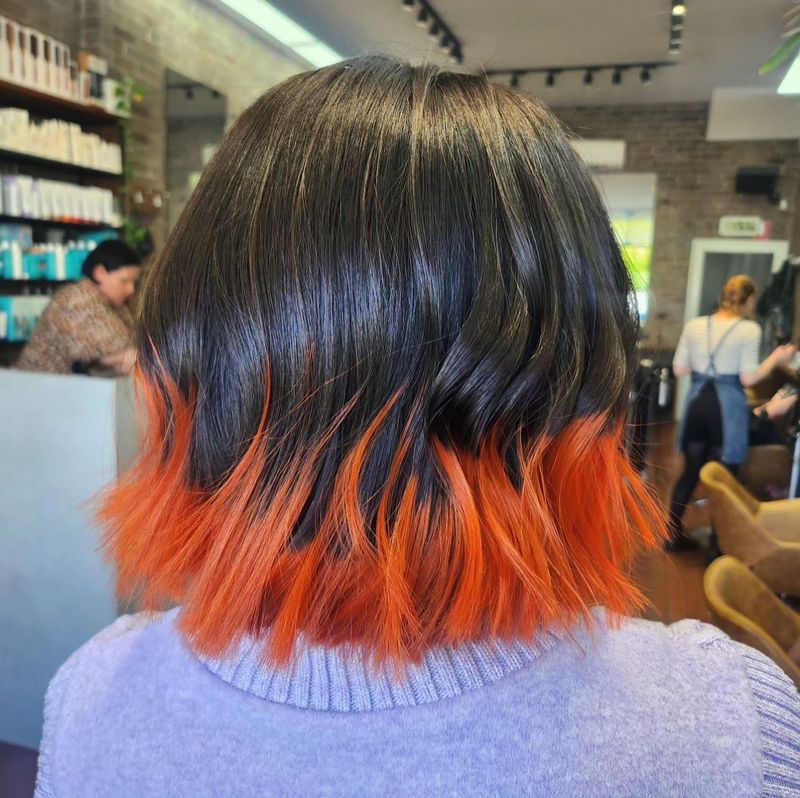 Dip-Dyed Ends