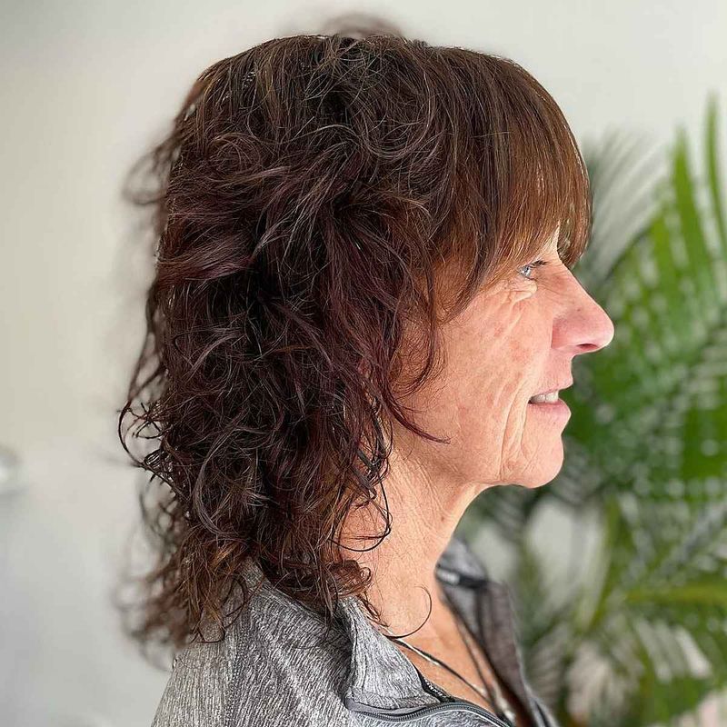 Gelaagde shag met pony