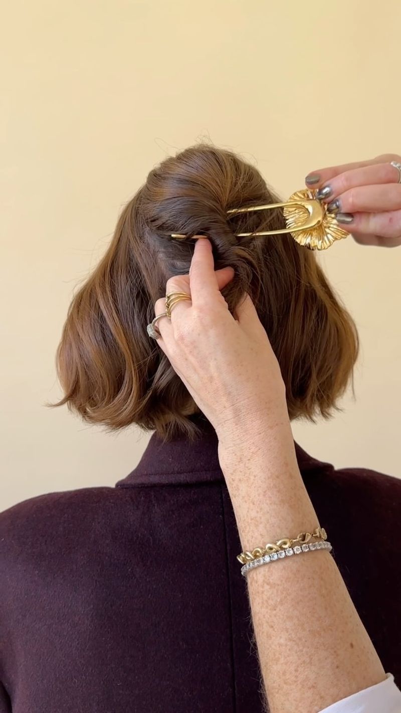 Half-Up Twisted Style