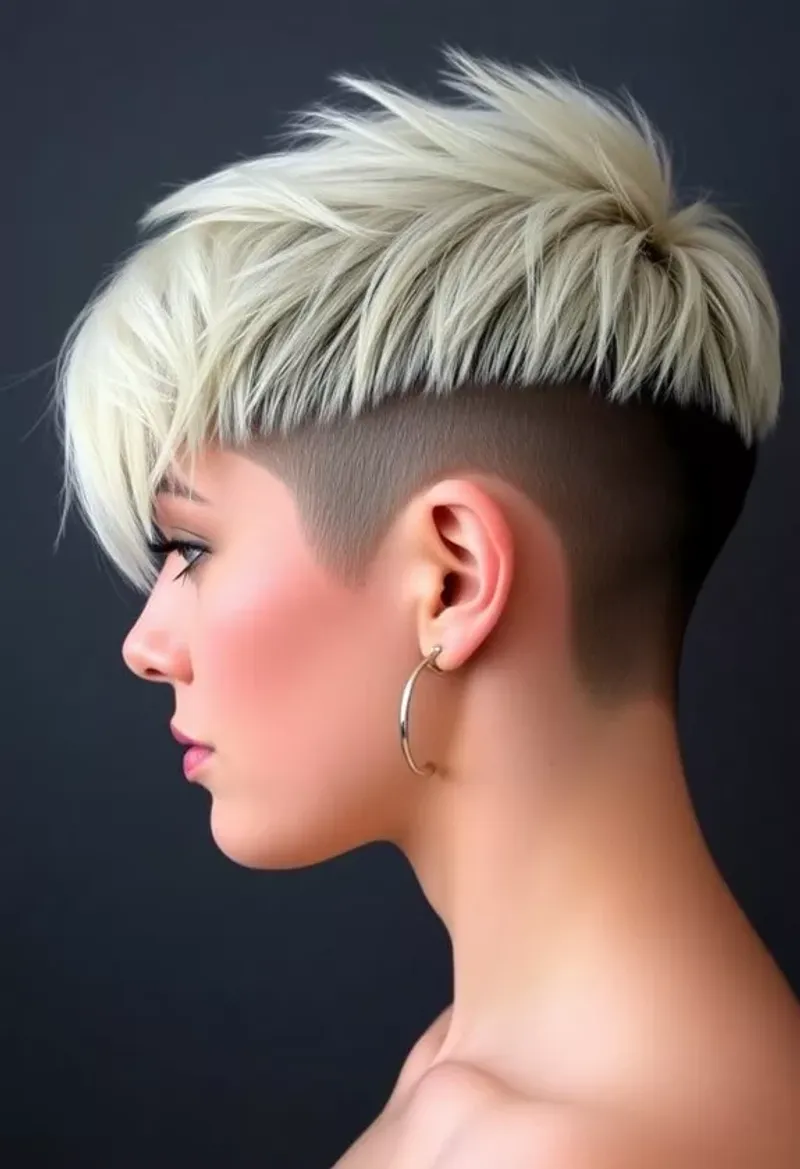 Undercut Feathered Pixie