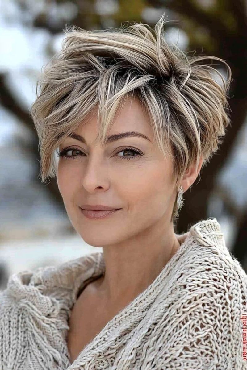 Pixie afeitado