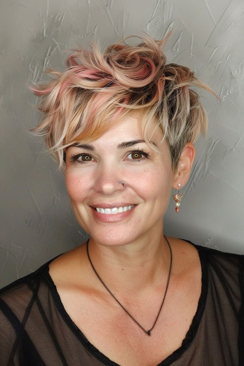 Feathered Faux-hawk