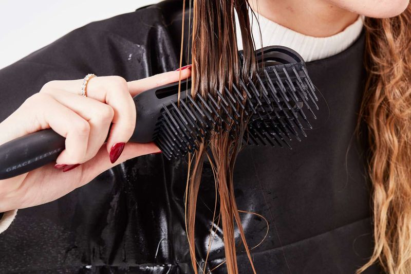 Brush Only When Wet