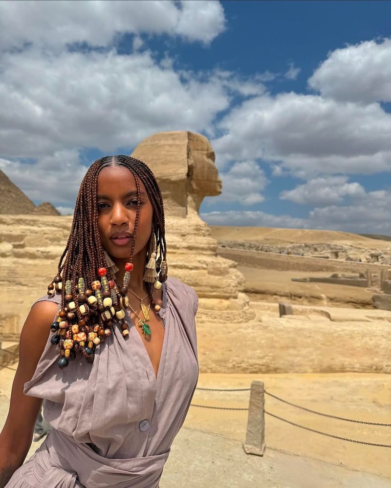Striking Fulani Braids