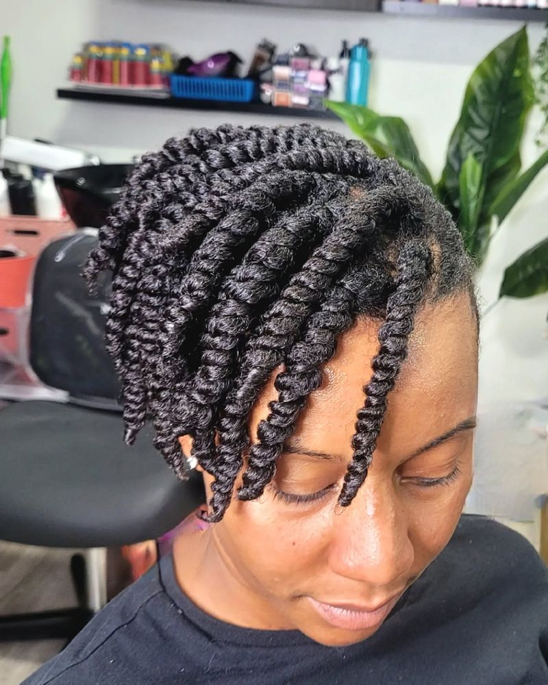 Two-Strand Twist Updo