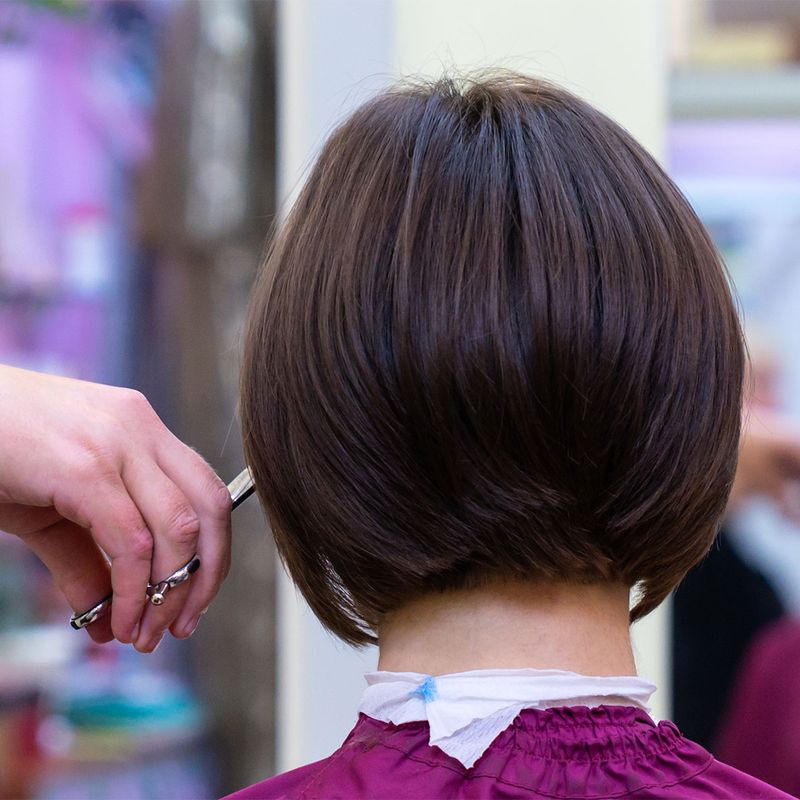 One-Length Bob With Single Layer
