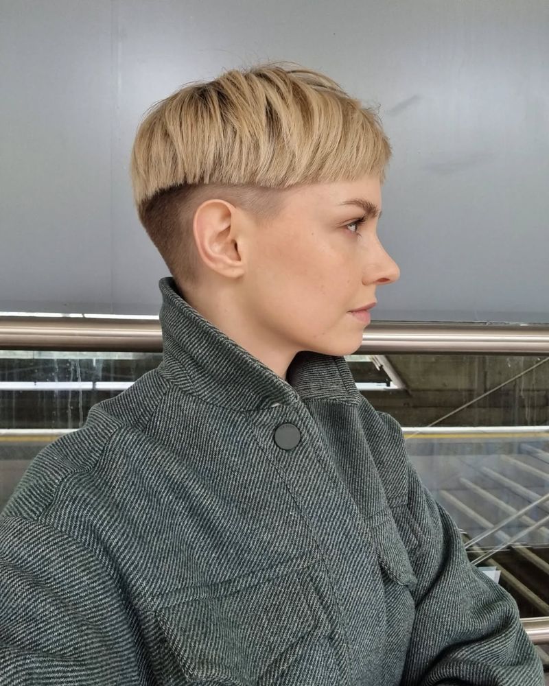 Sculpted Undercut Pixie