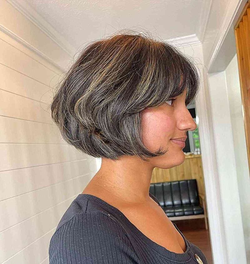 French Bob with Textured Crown