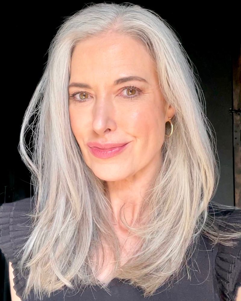 Growing Out My Natural Gray Embraced Authenticity