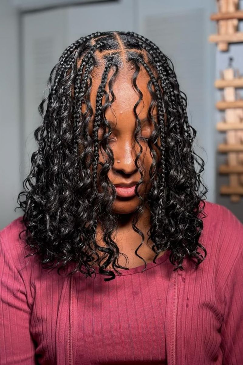 Wavy Hair with a Twist