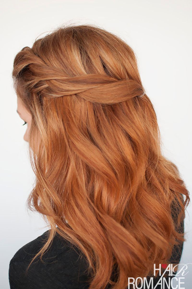 Twisted Side Bangs