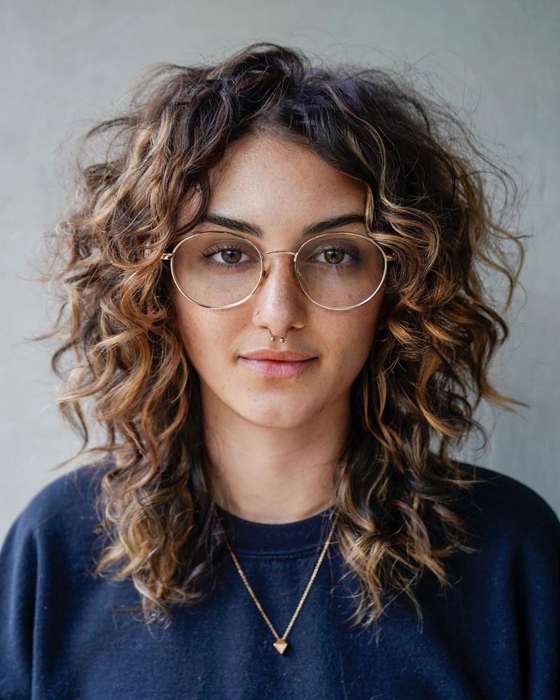 Curly Bohemian Shag
